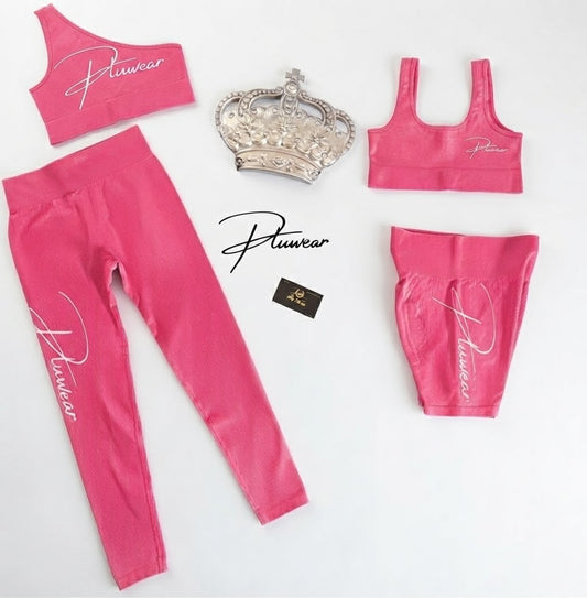 Pluwear 4-Piece Signature Yoga Set – Women's Activewear