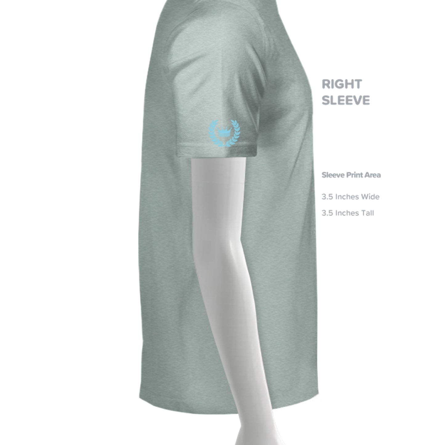 Dusty Blue Triblend - 3413C - SLEEVE_RIGHT