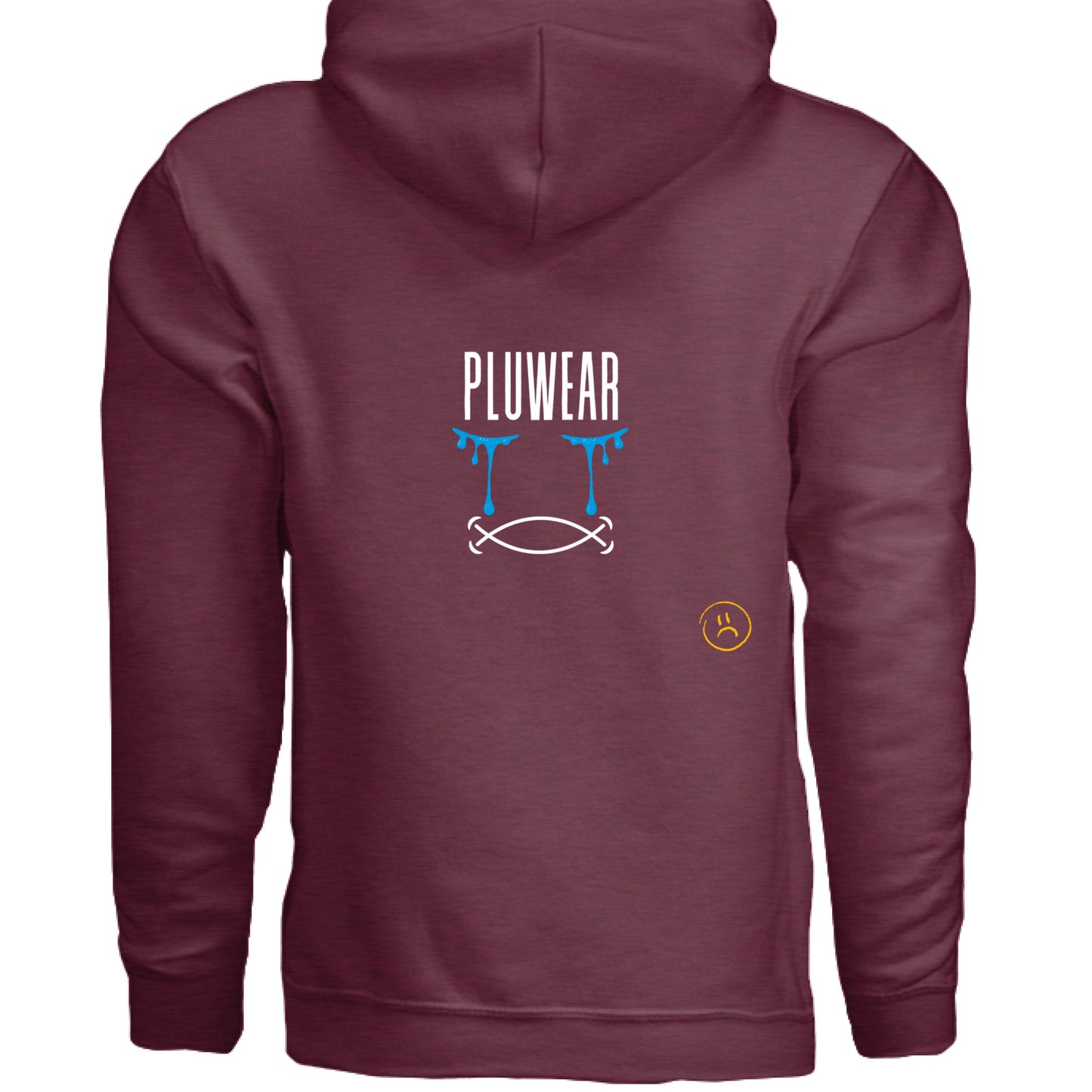 Heather Sport Dark Maroon - BACK