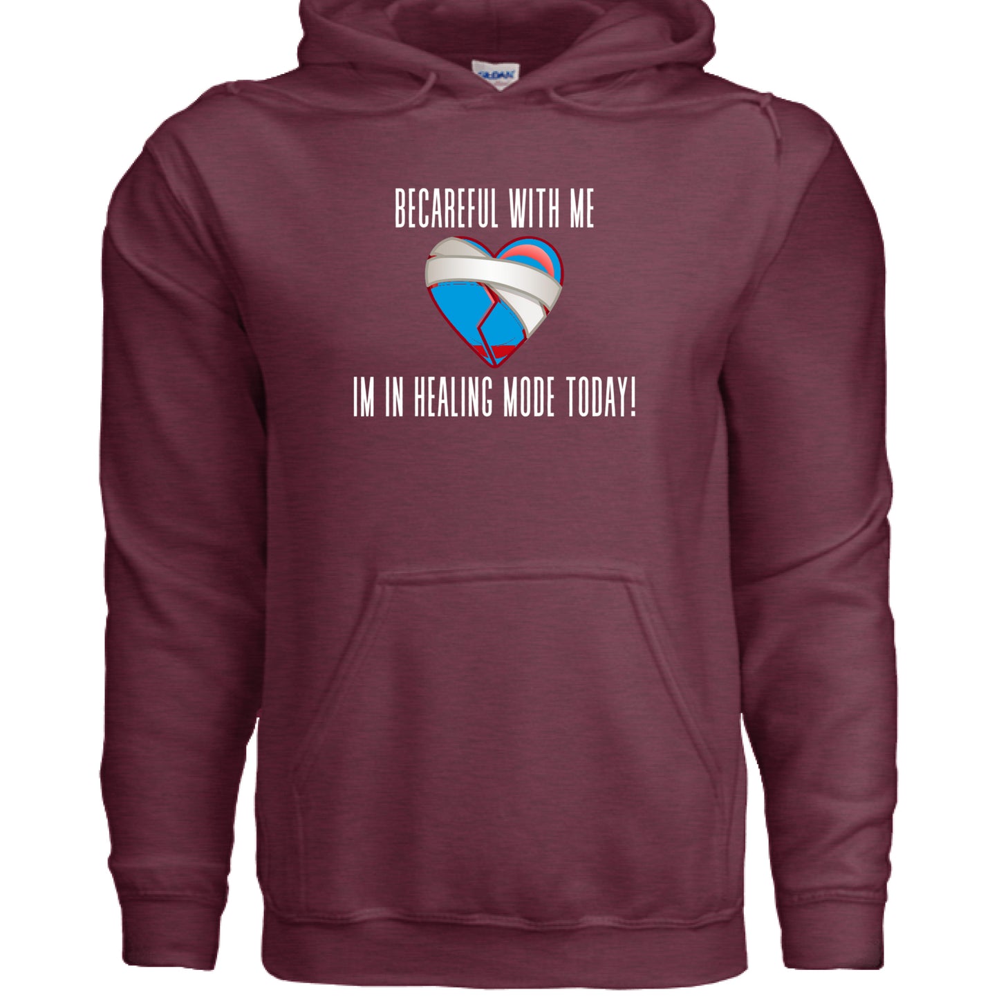 Heather Sport Dark Maroon - FRONT