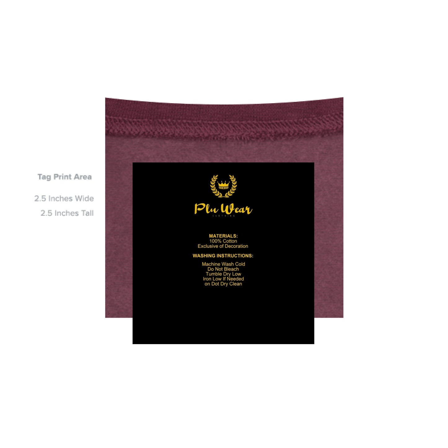 Heather Sport Dark Maroon - INSIDE_TAG_LINE