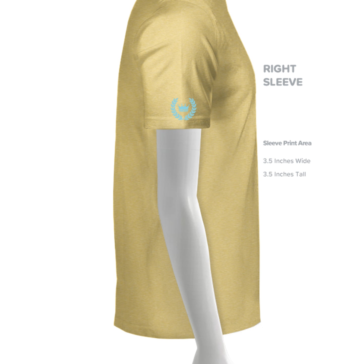 Mustard Triblend - 3413C - SLEEVE_RIGHT
