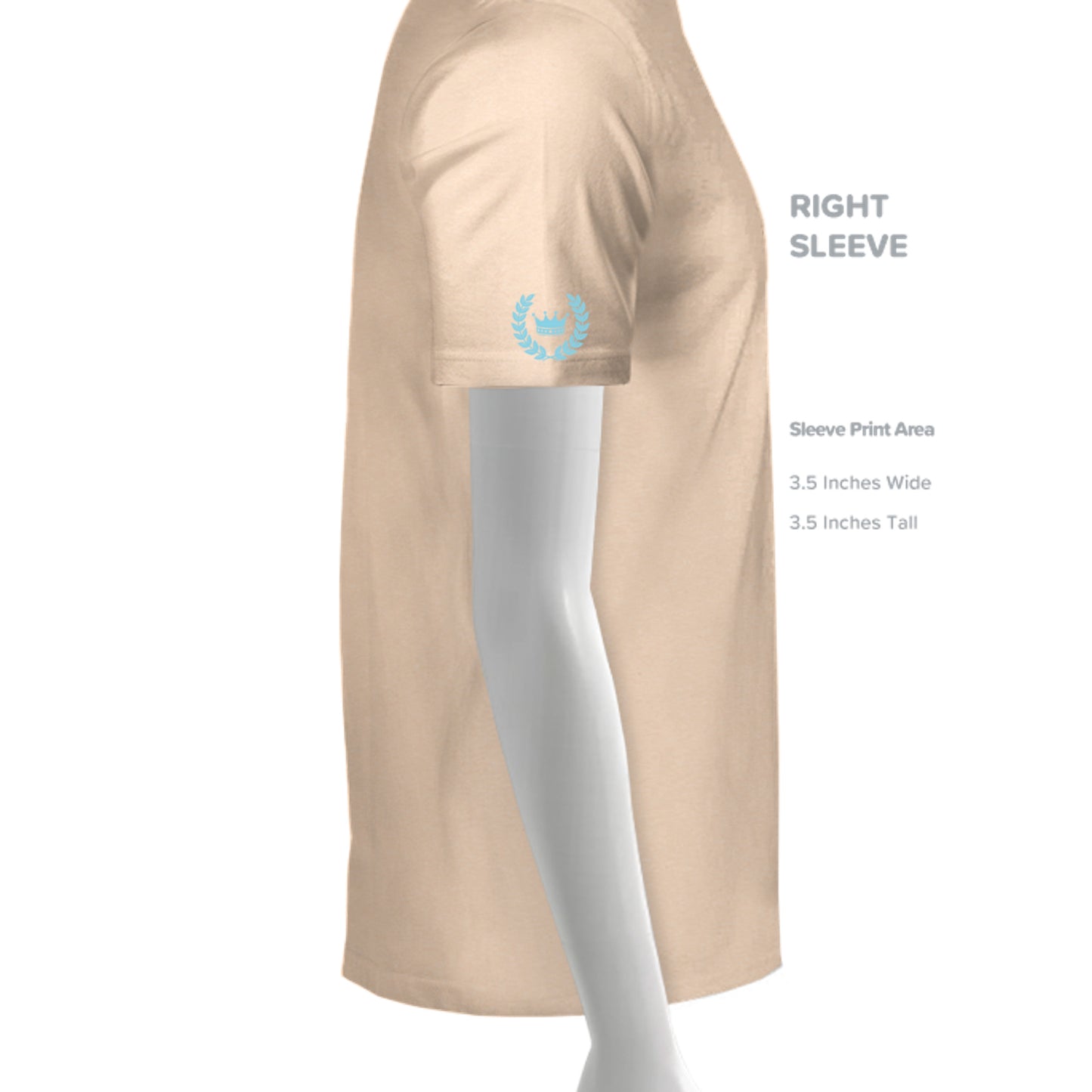 PEACH TRIBLEND - 3413C - SLEEVE_RIGHT